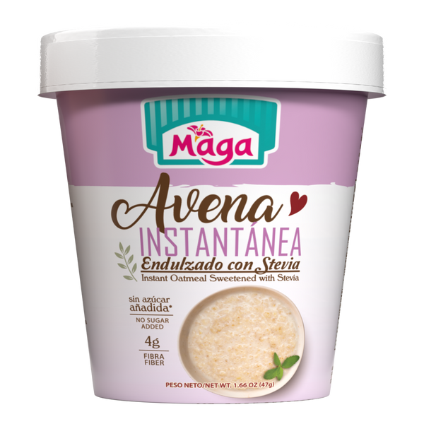 Avena Instantánea con Stevia (Single serve Cups)