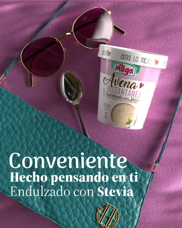 Avena Instantánea con Stevia (Single serve Cups)