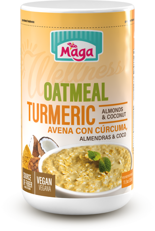 Maga Wellness - Avena con Cúrcuma, Coco y Almendras